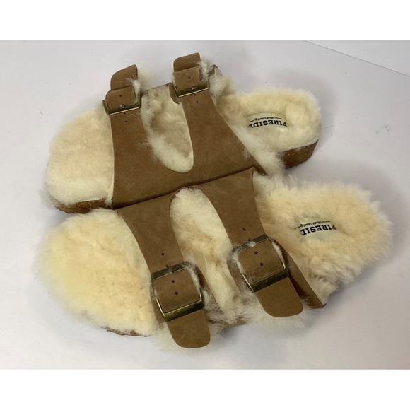 dearfoams Shoes - Fireside by Dearforms Cozy Slippers Molded Footbed Slide Size 7 New